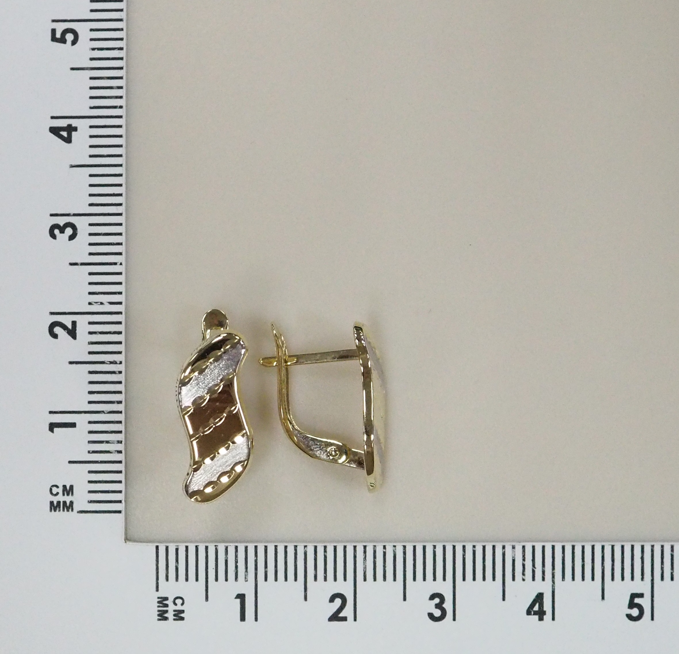 Серьги из желтого золота